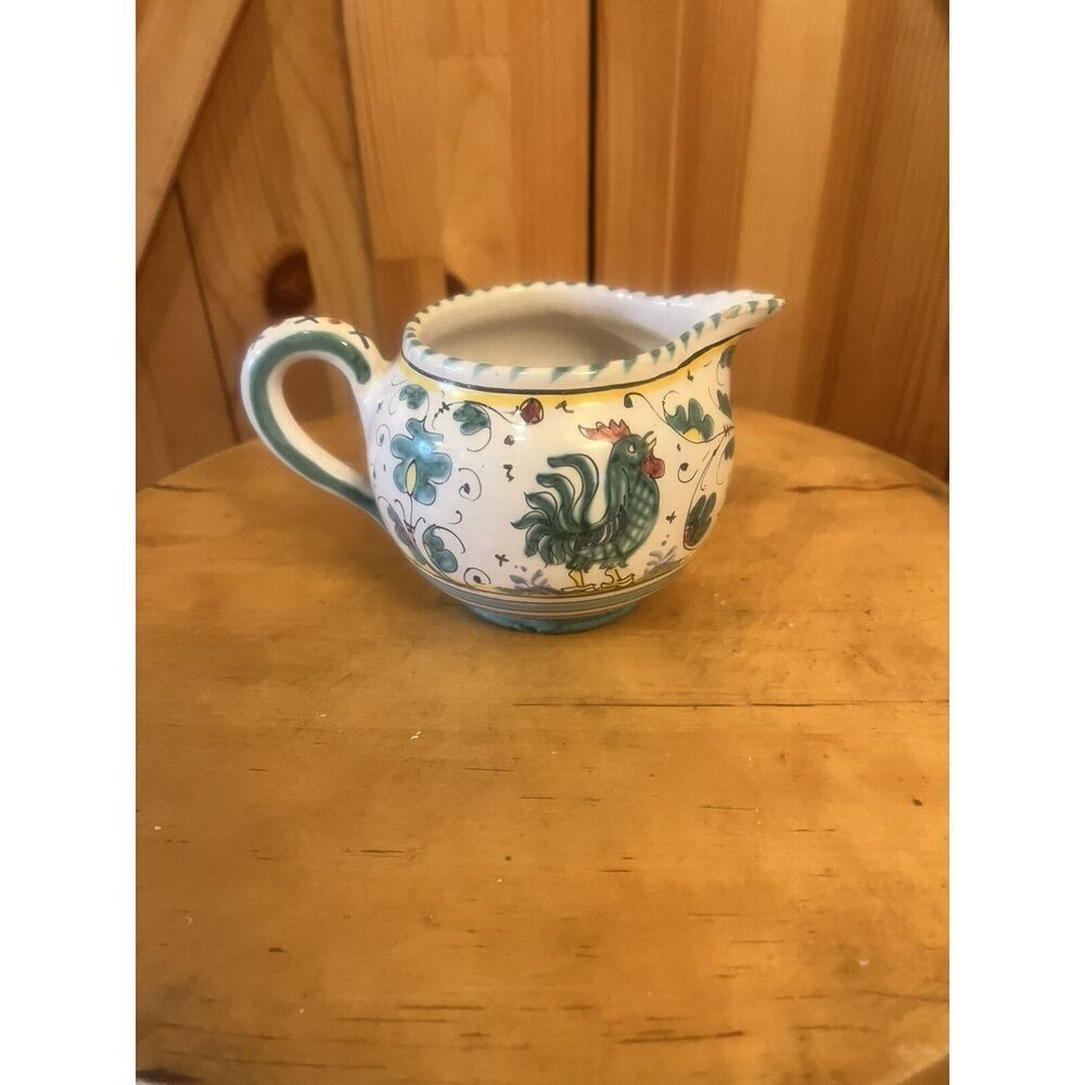 Vintage Pottery GRAZIA DERUTA Creamer  ITALY (6083)